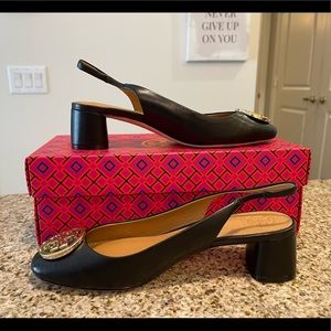 Tory Burch slingback block heeels